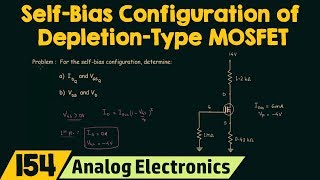 SelfBias Configuration of DepletionType MOSFET [upl. by Agon919]