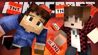 ITS RAINING TNT Minecraft BattleDome TRITEAMS with Woofless BajanCanadian and Ashley [upl. by Asiole]