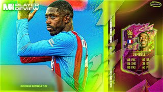 FIFA 22 RULEBREAKERS DEMBELE REVIEW  86 RULEBREAKERS DEMBELE PLAYER REVIEW  FIFA 22 ULTIMATE TEAM [upl. by Eli]