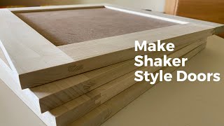 How To Make Simple Cabinet Doors [upl. by Yekciv]