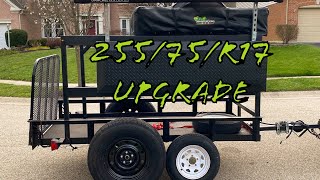 Part 6  DIY Overland Trailer  Tire amp Wheel Upgrade  25575R17 [upl. by Esinal586]