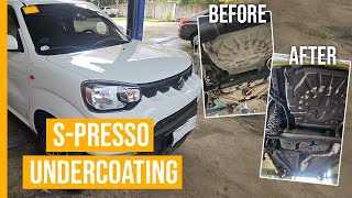 Suzuki Spresso Undercoating  Rust Protection Review and Process [upl. by Oidgime]