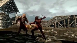 Skyrim Battles  Jarl Balgruuf The Greater vs Astrid Legendary Settings [upl. by Wolk972]