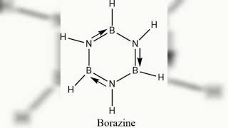 Structure of Inorganic Benzene  Borazine  B3N3H6 [upl. by Sparrow739]