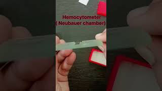 Hemocytometer or Neubauer chamber lab laboratory labtechdt hemocytometerneubauerviralshort [upl. by Furey157]