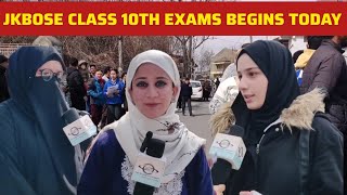 JKBOSE Class 10th exams Session March 2024 begins today [upl. by Lori154]