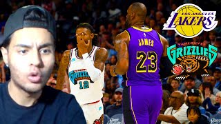 JA MORANT WENT CRAZY VS LEBRON LAKERS VS GRIZZLIES REACTION HIGHLIGHTS [upl. by Ecnaled183]