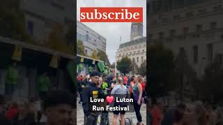 LOVE ❤️ LUTON Run Festival 🏃‍♂️ Luton Marathon 2024 [upl. by Yelime]