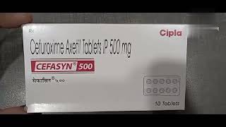 CEFASYN 500 mg tablet Cefuroxime Axetil 500 mg tablet Benifits amp side effects [upl. by Eikciv]