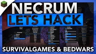 NecrumMinecraft Lets Hack Survival Games amp BedwarsRewinsidetv [upl. by Neirad223]