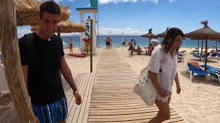 Majorca Beach Walk The New Tent Hotel to playa Palmanova Beach ✨🏝 4K Beach Walk [upl. by Polito]