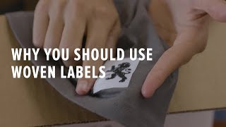 Custom T Shirts  How to Increase Branding Using Woven Labels [upl. by Curson831]