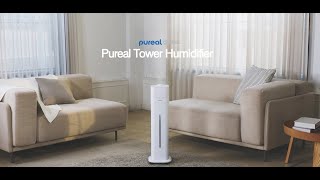 Keep your space moisturized Pureal Tower humidifier [upl. by Kcinomod]