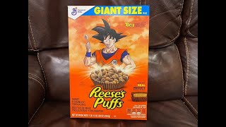 Cereal Review Dragon Ball Z Reeses Puffs [upl. by Oicaro426]