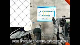 Wire Diamond Hook Mesh Chain Link [upl. by Bondie]