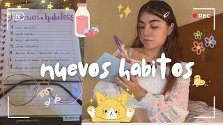 planeando mi mes🧚🏻‍♀️💗con nuevos hábitos ☁️🌈🧚🏻‍♀️🎀 [upl. by Wilbur]