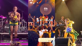 Ayra Starrs Full Performance at the C6 Feast in Brazil [upl. by Canice998]