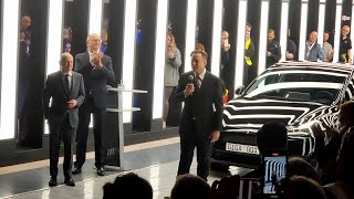 Giga Berlin opens Elon Musk Speech amp First Model Y Deliveries [upl. by Erroll]