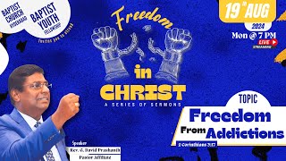 BAPTIST CHURCH HYDERABAD l 19 AUG 2024 l Rev G David Prashanth Pastor Affiliate  LIVE [upl. by Robison]