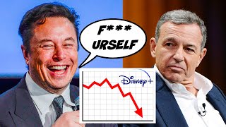 DISNEY PLUS LOSING SUBSCRIBERS AFTER ELON MUSKS TELLS IGER TO F HIMSELF [upl. by Lutim]