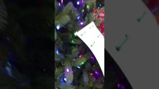 Remote control adjustable height Christmas Tree at Home depot [upl. by Namrehs]