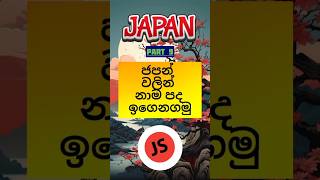 JLPT and JFT Exam Vocabulary  Nouns in Sinhala🇯🇵🌸සිංහලෙන් ජපන් ඉගෙනගමු [upl. by Artina186]