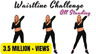 🔥30 MIN WAISTLINE CHALLENGE🔥NO JUMPING🔥SHAKE ampTONE WORKOUT for ABS OBLIQUES amp ARMS🔥UPPER BODY TONE🔥 [upl. by Chandless538]