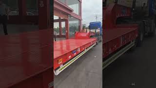 3 Axles 60t 80t 204045FT Flatbed Container Semi Trailers Flatbed Tractor Truck Semi Trailer [upl. by See]