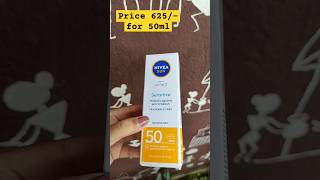 Nivea sunscreen review  Nivea sunscreen sensitive skin spf 50 [upl. by Rodrick691]