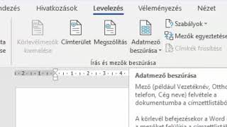 Körlevélkészítési alapok Wordben 1 rész [upl. by Chapman996]