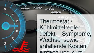 Thermostat defekt  Kosten » Symptome » Reparatur [upl. by Eiahpets]