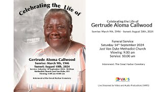 Celebrating the Life of Gertrude Aloma Callwood [upl. by Niletac564]