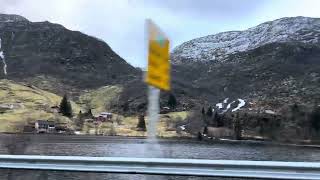 Stunning naturebeauty by the mountain roads in november norway OppedalHaugsvær [upl. by Jadda513]