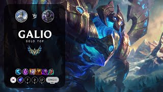 Galio Top vs Dr Mundo  KR Challenger Patch 148 [upl. by Shama]