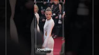 Joséphine Skriver magnifiée par DESSANGE pour le festival de Cannes 2024 [upl. by Ylebmik173]