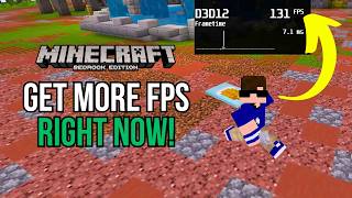 🔧MINECRAFT BEDROCK HOW TO GET MORE FPS AND OPTIMIZE PERFORMANCE🔥 Run it on LowEnd PC✔️ [upl. by Melessa]