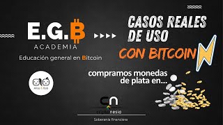 Compramos moneda de plata en La Dobla bullion y pagamos con Bitcoin LN [upl. by Melborn]