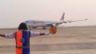 QATAR Airlines First flight in Bhairahawa कतार एयरले सुरु गर्यो भैरहवा उडान । आज एकै पटक तिन उडान [upl. by Karie]