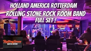 Rolling Stone Rock Room BandFULL SET Holland America Rotterdam 2023 [upl. by Graig]