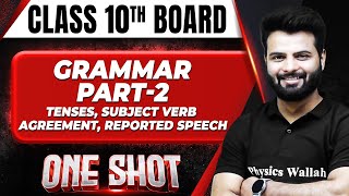 Subject Verb Agreement Class 10 One Shot  CBSE 10th Class Board English Grammar  CBSE Exam 2024 [upl. by Iz]