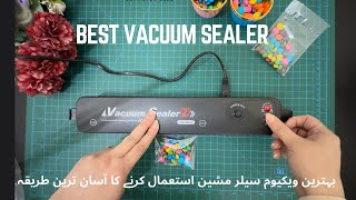 Best Vacuum Sealer Machine  Food SAVER Vacuum Sealer  Unboxing and Demonstration  Vacuum Sealing [upl. by Gnehp15]