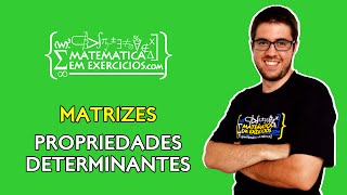 Matrizes  Aula 4  Propriedades dos Determinantes  Prof Gui [upl. by Heyra]