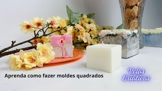 Aprenda a fazer moldes para Velas [upl. by Ynnattirb]