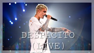 Luis Fonsi Daddy Yankee  Despacito ft Justin Bieber Purpose Tour Live [upl. by Annalee249]