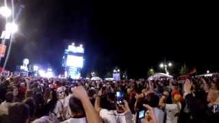 Berlin  World Cup Final at Brandenburger Tor Fanzone 2014 [upl. by Ruff395]