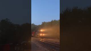 Norfolk Southern stallion leading CPKC M266 into Artesia MS last week railfan train [upl. by Adliwa286]