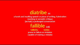 diatribe amp fallible [upl. by Sarena]