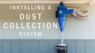 Installing A Dust Collection System [upl. by Chiang]