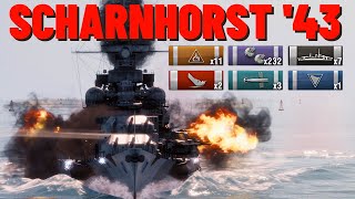 Scharnhorst 43 200K Damage in 35 Minutes of Chaos [upl. by Glynias]