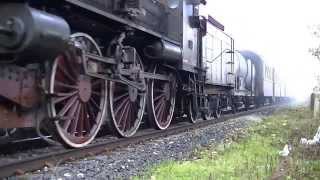 Treno a vapore HD ferrovia AvezzanoRoccasecca steam train [upl. by Nilak]